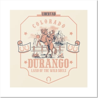 Durango Colorado wild west town Posters and Art